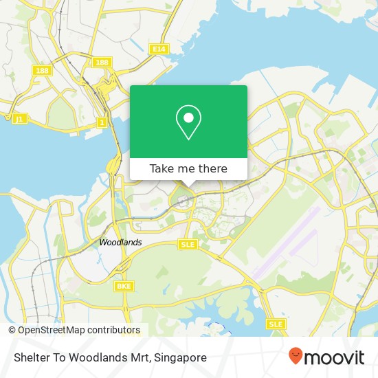 Shelter To Woodlands Mrt map