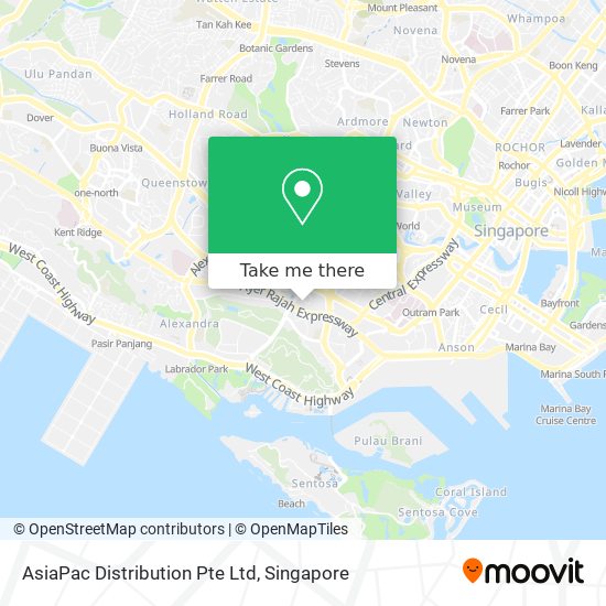 AsiaPac Distribution Pte Ltd map