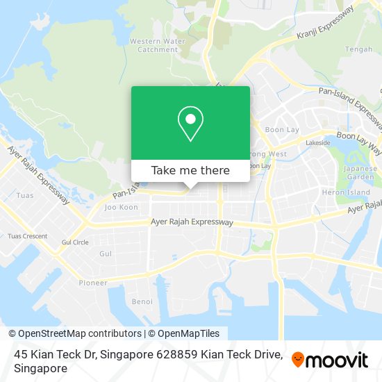 45 Kian Teck Dr, Singapore 628859 Kian Teck Drive map