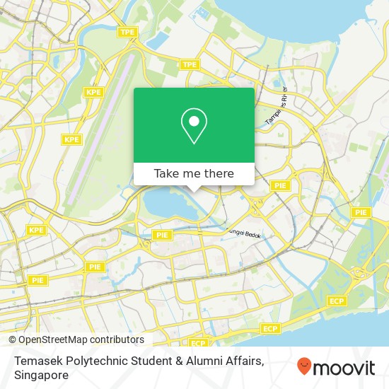 Temasek Polytechnic Student & Alumni Affairs map