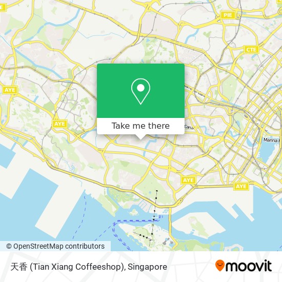 天香 (Tian Xiang Coffeeshop) map