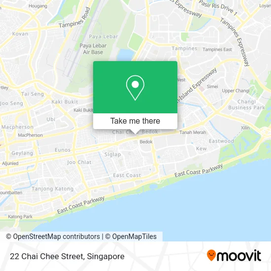 22 Chai Chee Street map