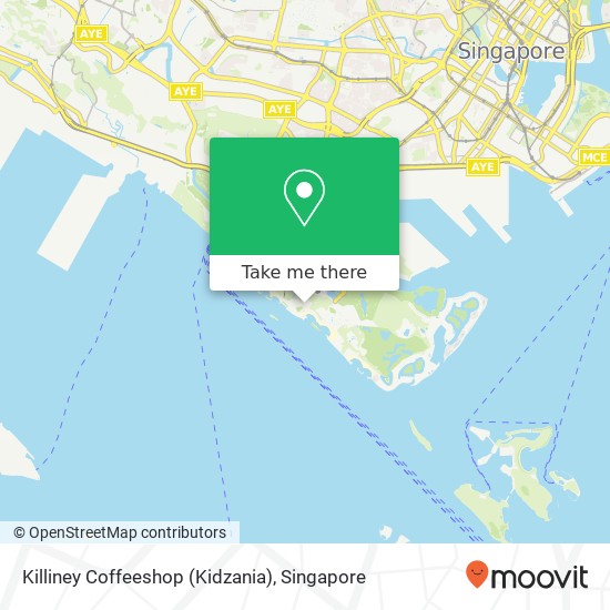 Killiney Coffeeshop (Kidzania) map