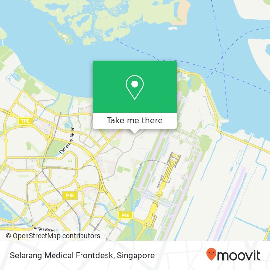 Selarang Medical Frontdesk map