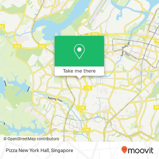 Pizza New York Hall map