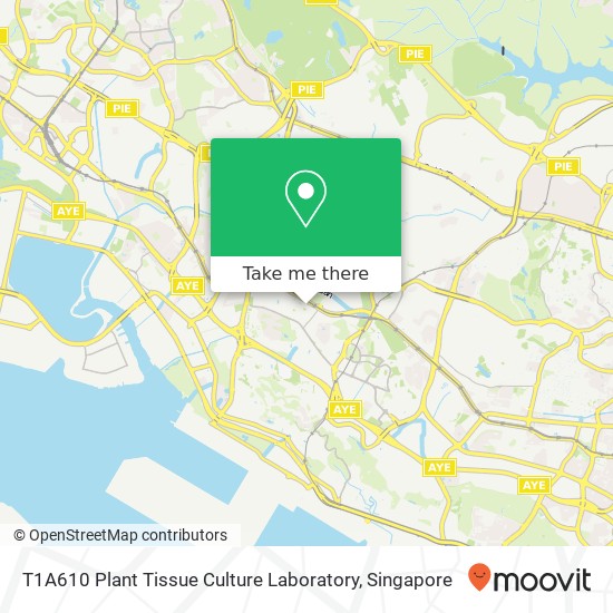 T1A610 Plant Tissue Culture Laboratory map