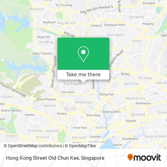 Hong Kong Street Old Chun Kee map