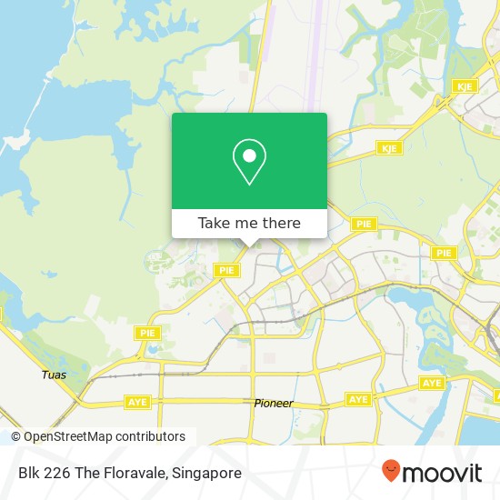 Blk 226 The Floravale map