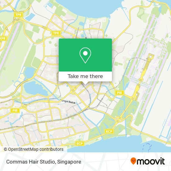 Commas Hair Studio map