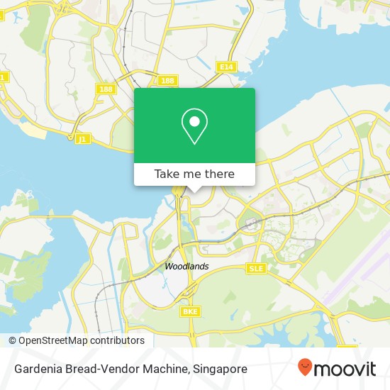 Gardenia Bread-Vendor Machine map