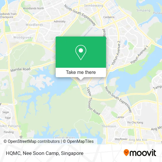 HQMC, Nee Soon Camp map