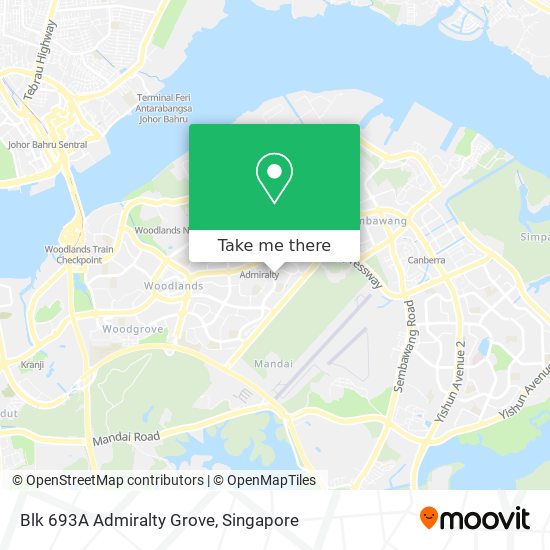 Blk 693A Admiralty Grove地图