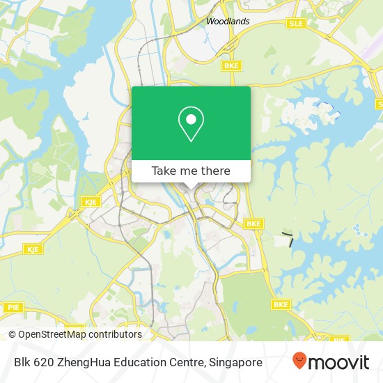 Blk 620 ZhengHua Education Centre map