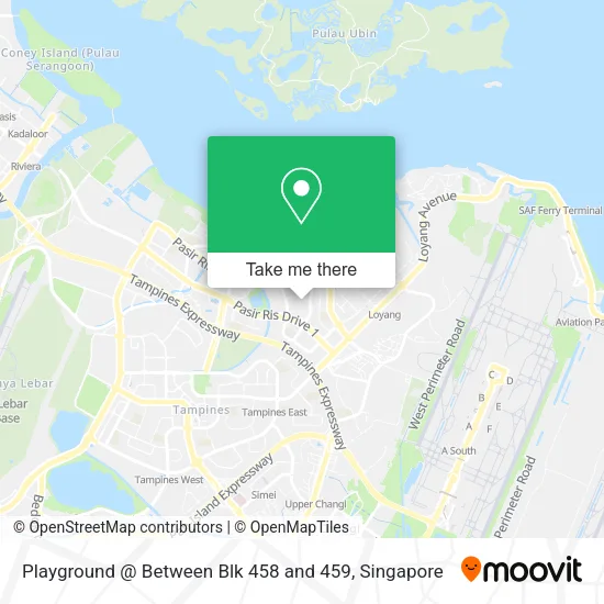Playground @ Between Blk 458 and 459 map