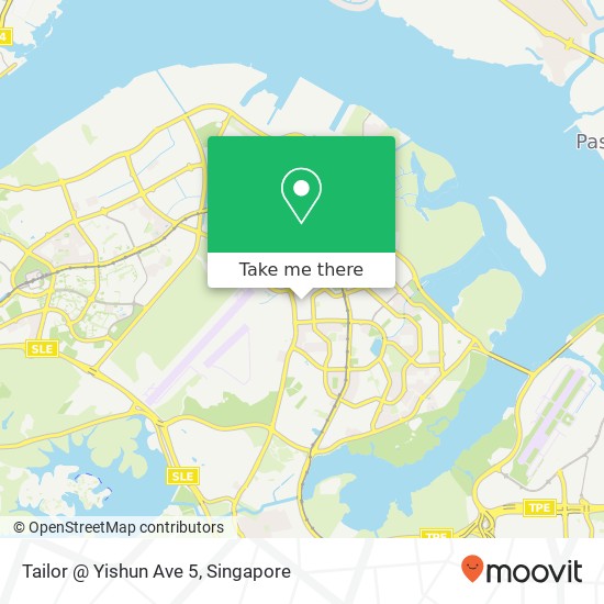 Tailor @ Yishun Ave 5 map