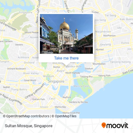 Sultan Mosque map