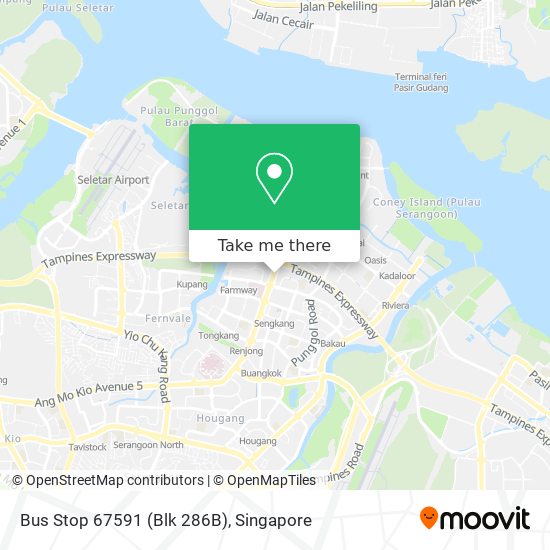 Bus Stop 67591 (Blk 286B) map
