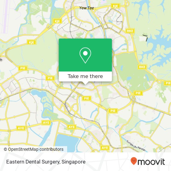 Eastern Dental Surgery map