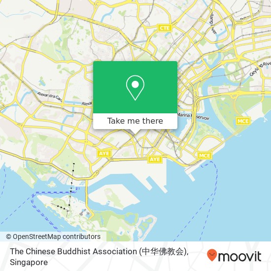 The Chinese Buddhist Association (中华佛教会) map
