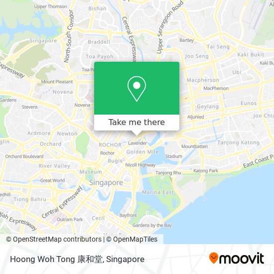 Hoong Woh Tong 康和堂地图