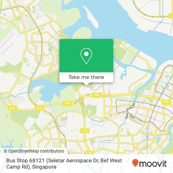 Bus Stop 68121 (Seletar Aerospace Dr, Bef West Camp Rd) map