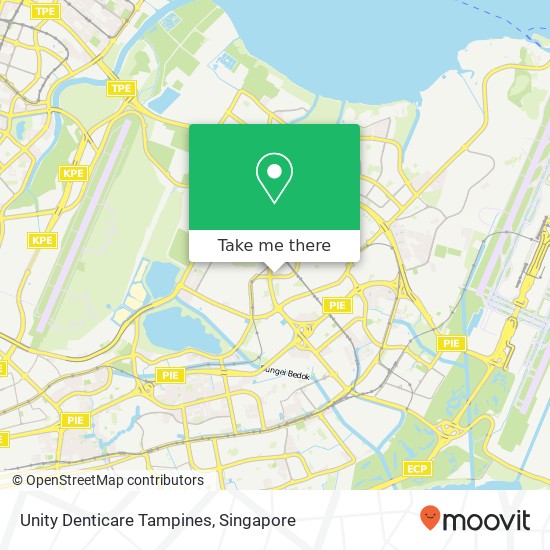 Unity Denticare Tampines map