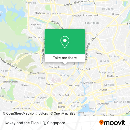 Kokey and the Pigs HQ map