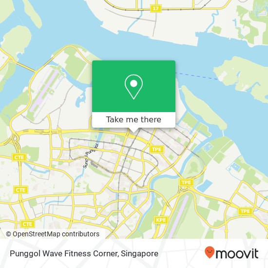 Punggol Wave Fitness Corner map