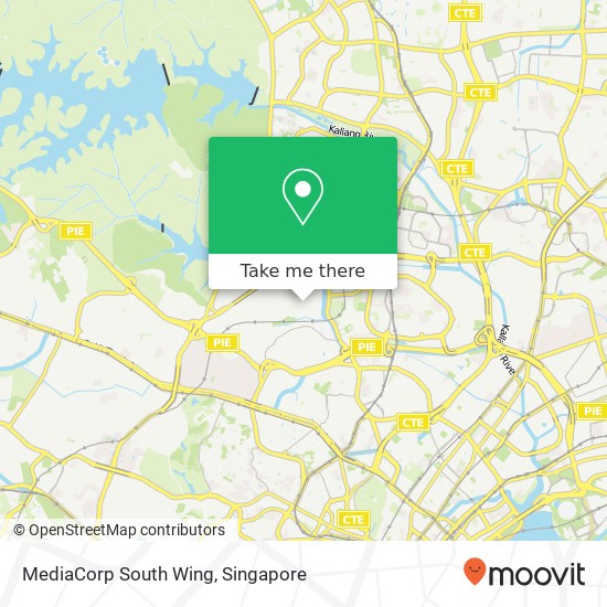 MediaCorp South Wing map