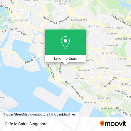 Cafe le Caire map