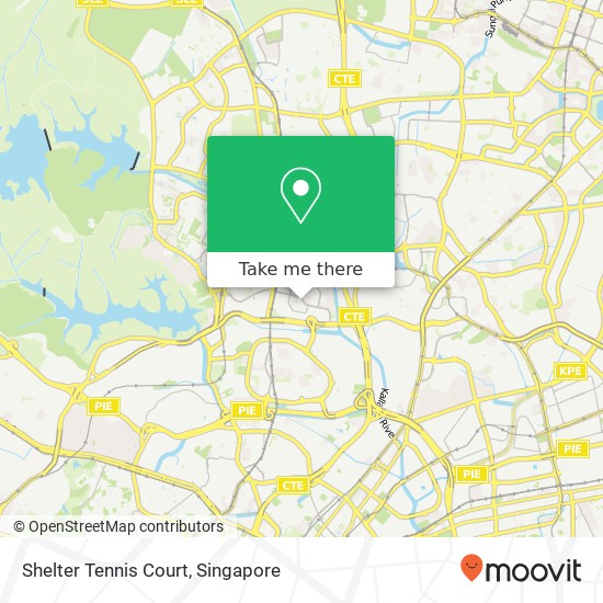 Shelter Tennis Court map