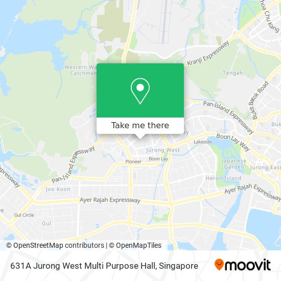 631A Jurong West Multi Purpose Hall map