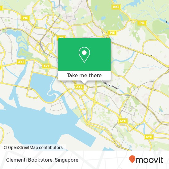 Clementi Bookstore map