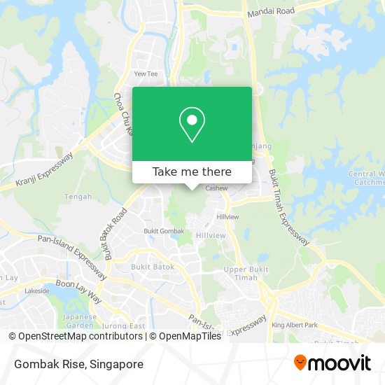 Gombak Rise地图