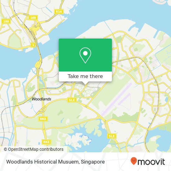 Woodlands Historical Musuem map