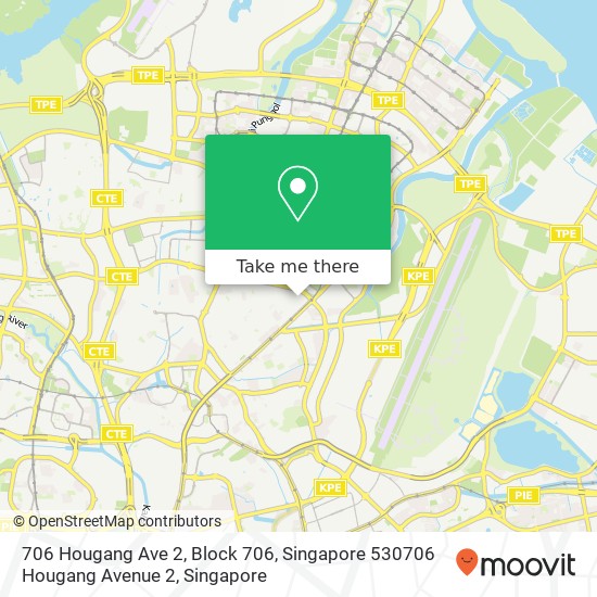 706 Hougang Ave 2, Block 706, Singapore 530706 Hougang Avenue 2 map