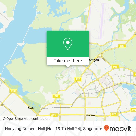 Nanyang Cresent Hall [Hall 19 To Hall 24]地图