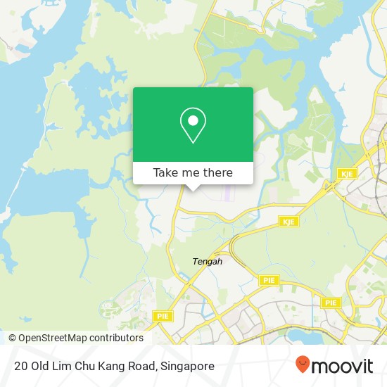 20 Old Lim Chu Kang Road map