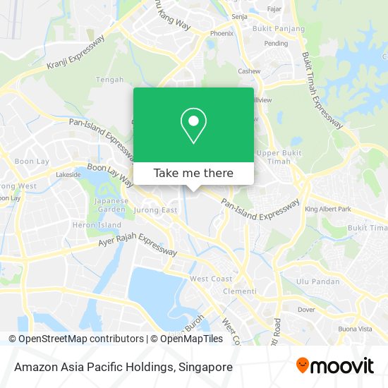 Amazon Asia Pacific Holdings map