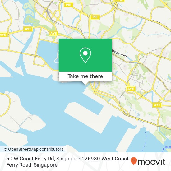50 W Coast Ferry Rd, Singapore 126980 West Coast Ferry Road map