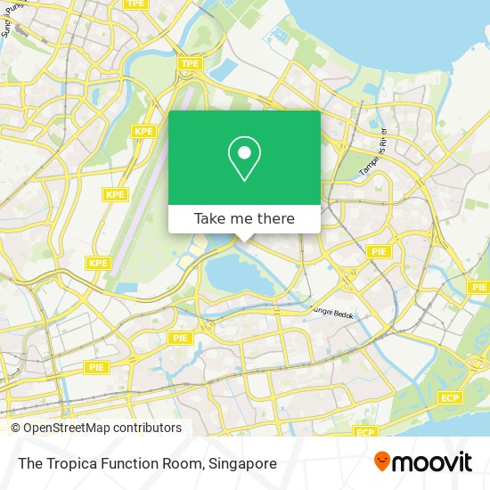 The Tropica Function Room map