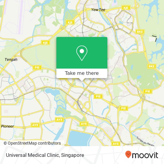 Universal Medical Clinic地图