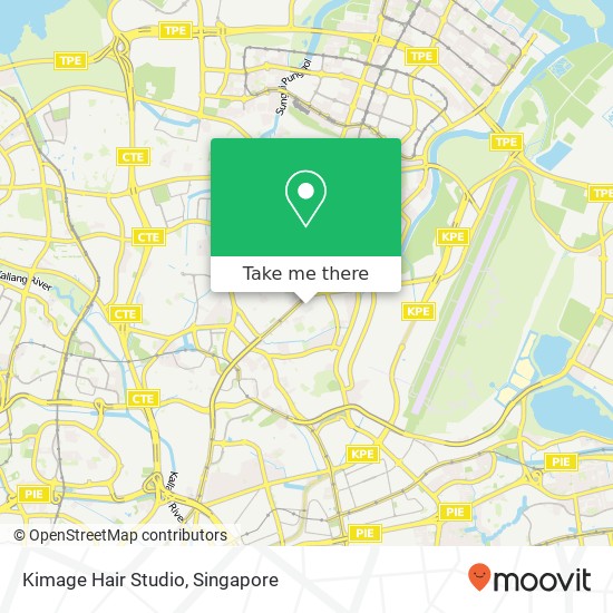 Kimage Hair Studio map