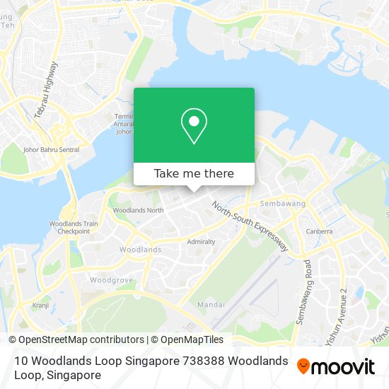 10 Woodlands Loop Singapore 738388 Woodlands Loop地图