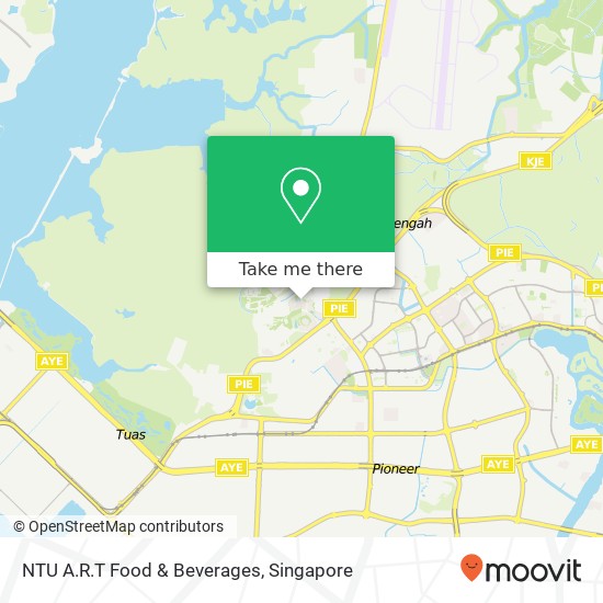 NTU A.R.T Food & Beverages地图