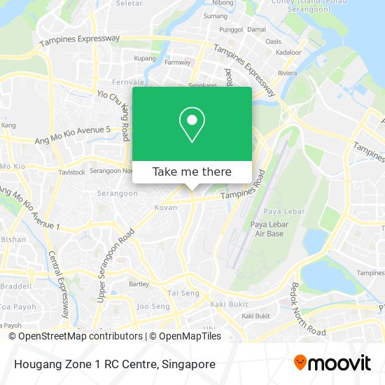 Hougang Zone 1 RC Centre地图