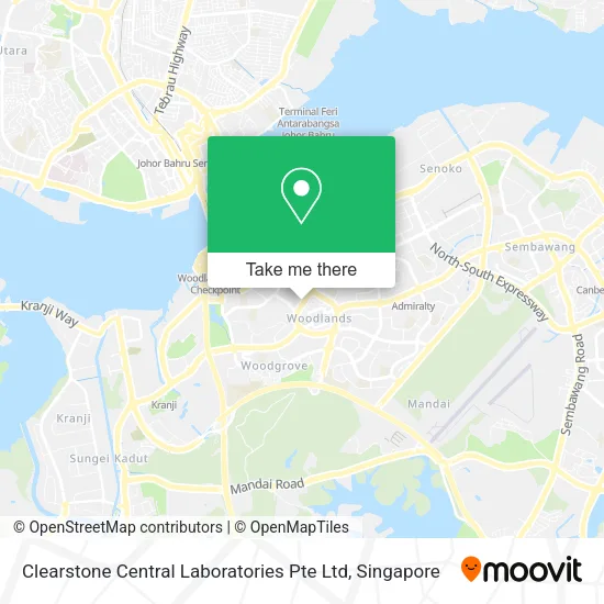 Clearstone Central Laboratories Pte Ltd map