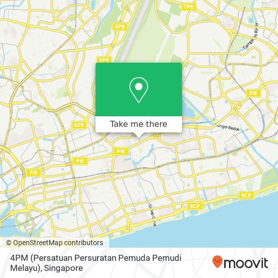 4PM (Persatuan Persuratan Pemuda Pemudi Melayu) map