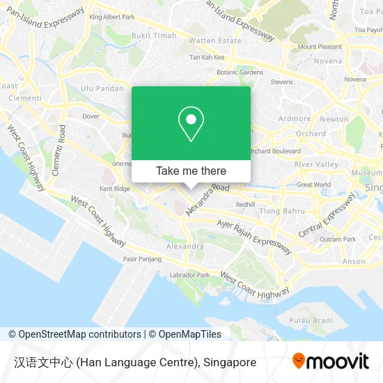 汉语文中心 (Han Language Centre) map