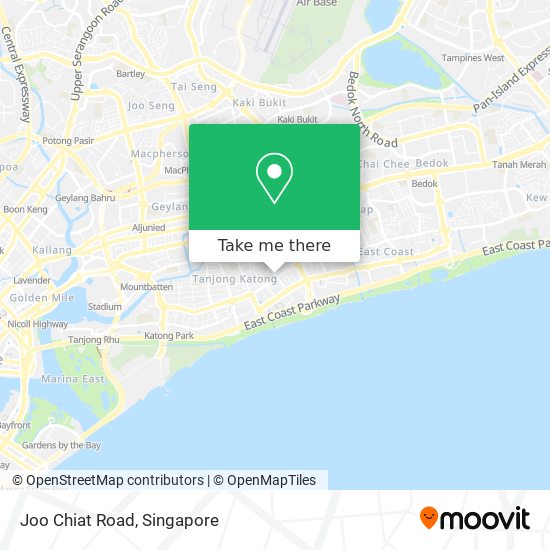 Joo Chiat Road map